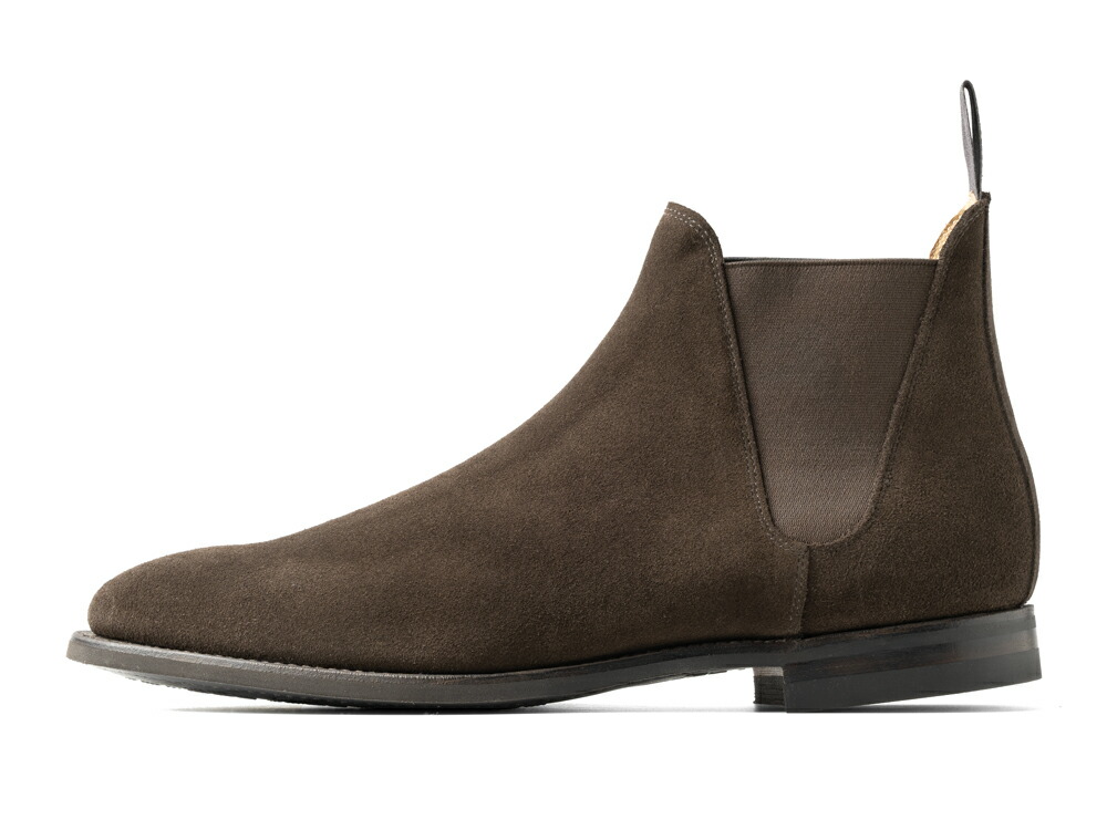 楽天スーパーsale クロケット ジョーンズ Crockett Jones インポート 靴 Crockett Jones サイドゴアブーツ Chelsea 8 スエード サイドゴア ダークブラウン Darkbrown Last341 E メンズ 革靴 ドレスシューズ ビジネスシューズ インポート Grandpereクロケット