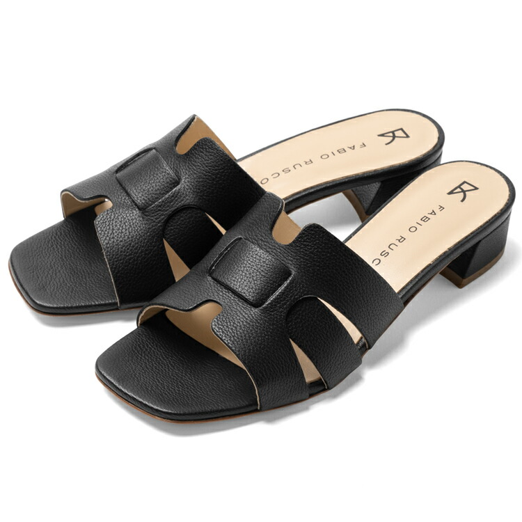 完売品✨FABIO RUSCONI ファビオルスコーニ レザー サンダル 38 fa088_21_2.jpg