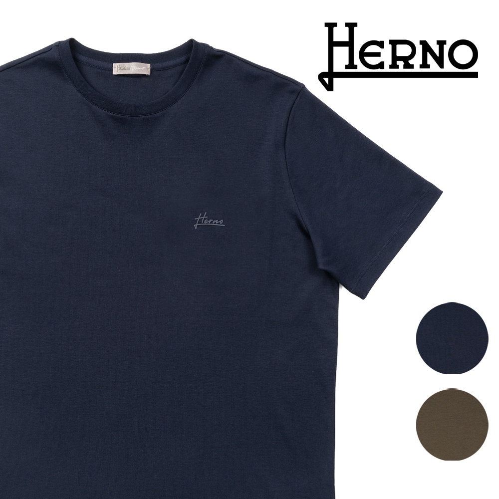 【楽天市場】【アウトレット特価】ヘルノ HERNO Tシャツ クルーネック JG00023UR ネイビー カーキ リゾートライン メンズ Tシャツ  イタリア カットソー 高級Tシャツ ハイブランド 半袖 : GRANDPERE（グランペル）