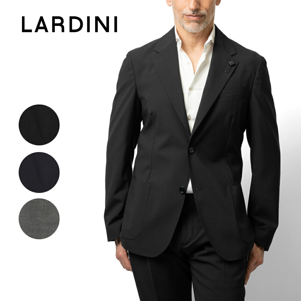 【楽天市場】ラルディーニ LARDINI スーツ EQ148E-EQEL62704 ジャケット 1プリーツパンツ EASY WEAR 高機能  ウールトロピカル ストレッチウール ブラック ネイビー グレー オールシーズン メンズ セット セットアップ ブランド フォーマル 開き見せ 