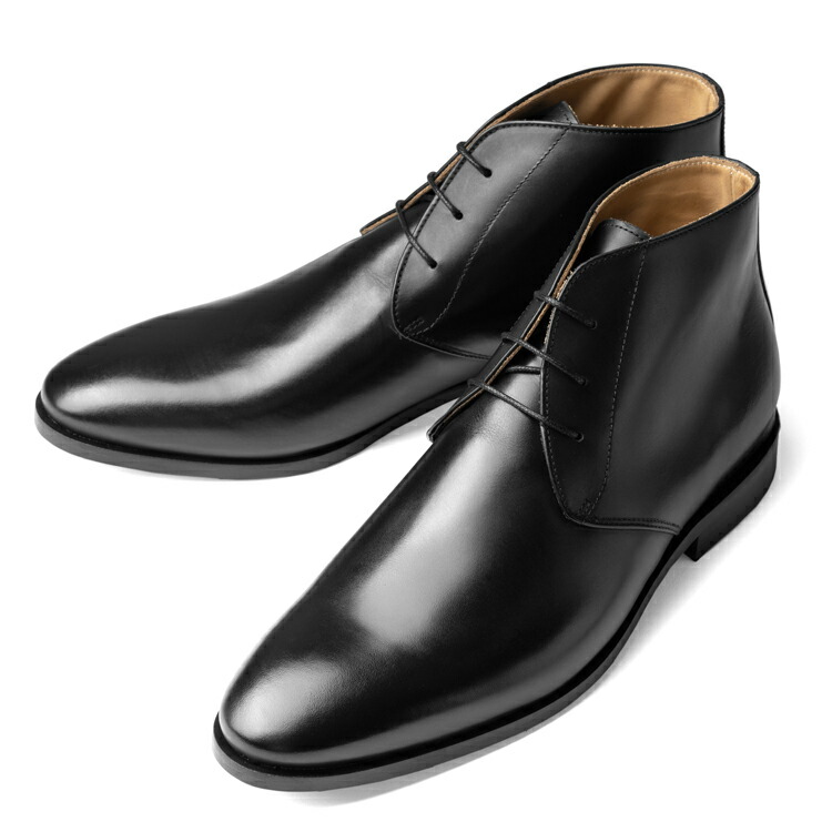 【楽天市場】クロケット＆ジョーンズ CROCKETT&JONES チャッカブーツ UPTON カーフレザー ブラック BLACK LAST379 E  メンズ ブーツ 本革 ビジネス イギリスチャッカ 黒 ブラック ショートブーツ ブランド : GRANDPERE（グランペル）