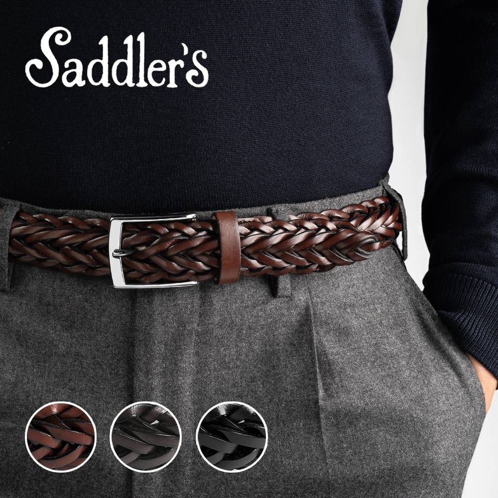 楽天市場】サドラーズ Saddler's ベルト G337 ブラック ダークブラウン