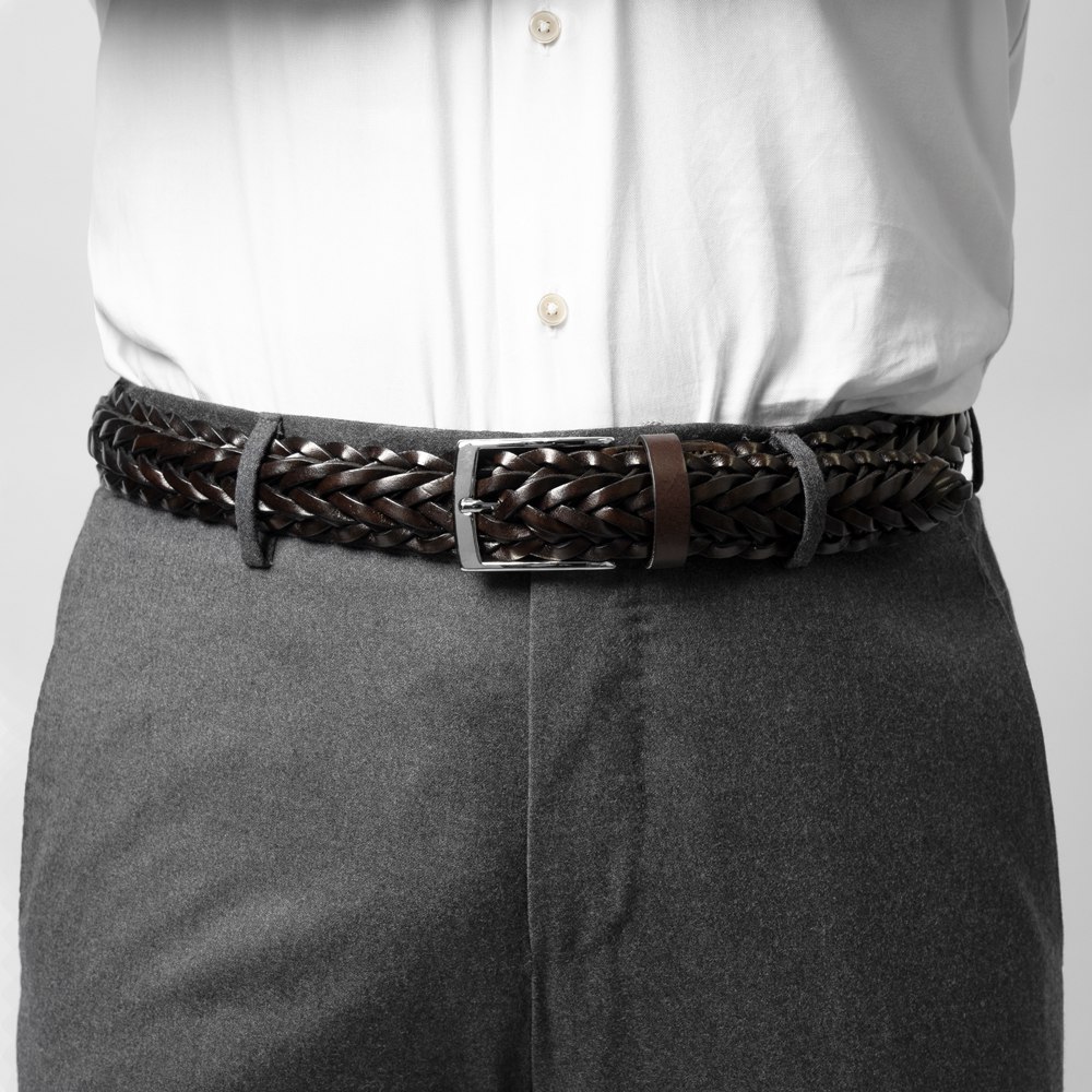 楽天市場 サドラーズ Saddler S カーフメッシュベルト 3 5cm幅 G76 ダークブラウン 412 メンズ ベルト ビジネス イタリア Grandpere