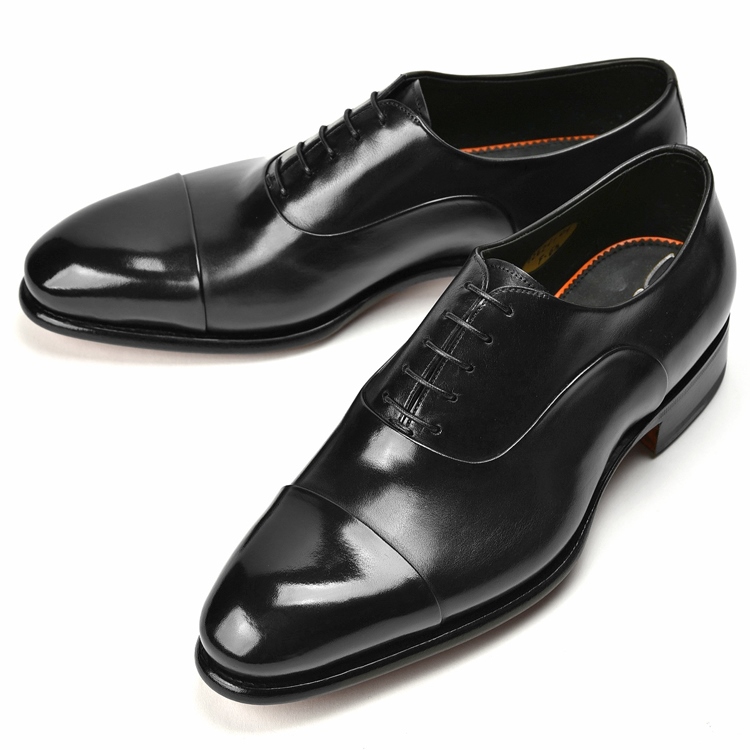 【楽天市場】サントーニ SANTONI 12621 ストレートチップ ブラック ドレスシューズ 革靴 ビジネス メンズ：GRANDPERE