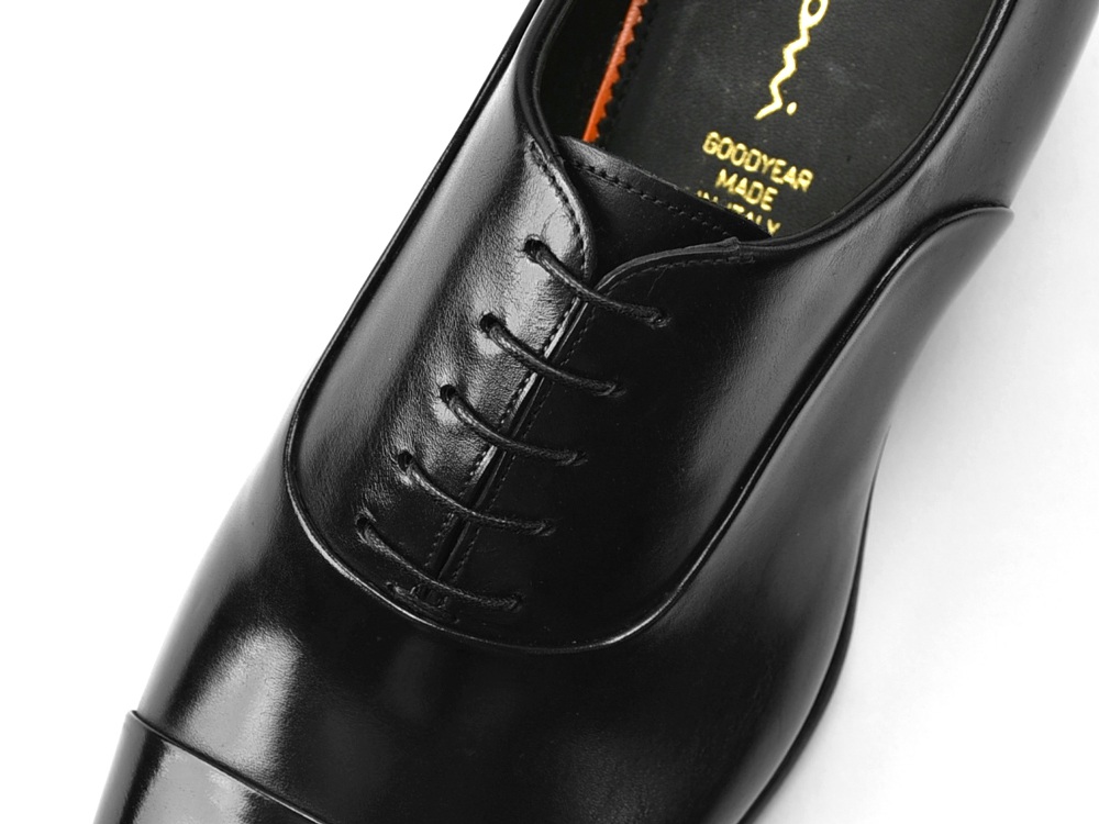 Santoni - サントーニ（Santoni） イタリア製革靴 ネイビー UK9の+
