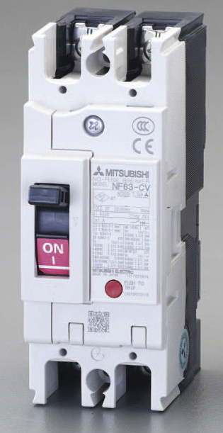 三菱　漏電遮断機（ブレーカー） AC100-240V/15A/2極