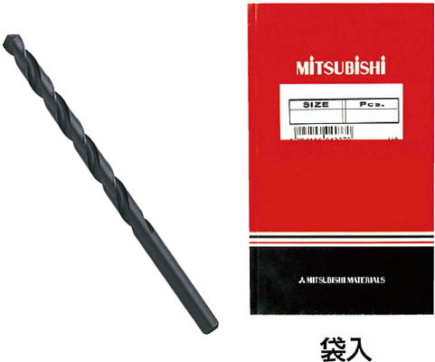 三菱マテリアル HSS引っ切りないせん孔機 5本入（袋入手合い） 9.0×89.0×124粍 電動・エア工具用アクセサリー-DIY・工具