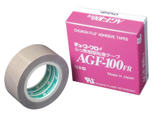 チューコーフロー　 フッ素樹脂粘着テープ　 30mm幅×10m長×0.18mm厚　 AGF100FR-18X30