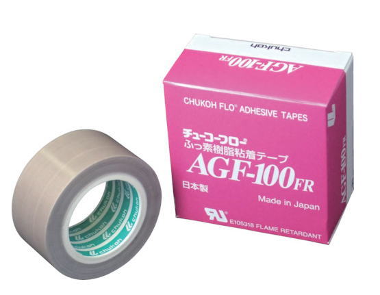 チューコーフロー フッ素脂ねばり着く磁気テープ 38粍幅×10m長×0.18粍厚 AGF100FR-18X38