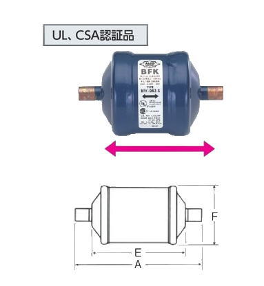 TASCO（タスコ）ヒートポンプ用ドライヤ(ロー付) <br>5/8\" TA282FB-5