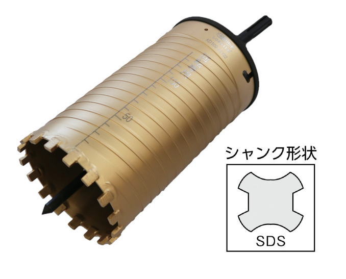LOBSTER(ロブテックス) ダイヤモンドコアドリル (SDSシャンク) 100粍
