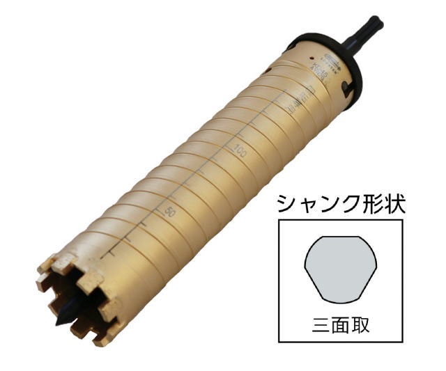 LOBSTER(ロブテックス) ダイヤモンドコアドリル (10粍シャンク) 45粍 コアドリル-穴あけ工具用アクセサリー
