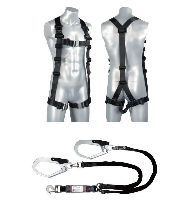 DENSAN ハーネスランヤードセット HS-17PGY-A|工具のお店 モンジュSHOP