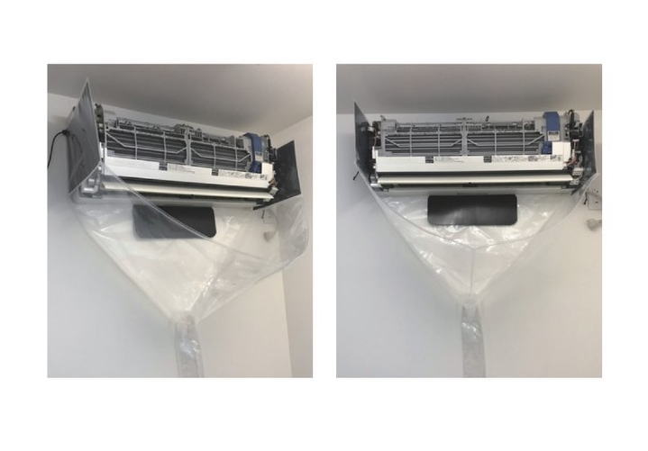 TASCO(タスコ)　 壁掛け用エアコン洗浄シート(オープン型)　900×250×200mm　TA918CA