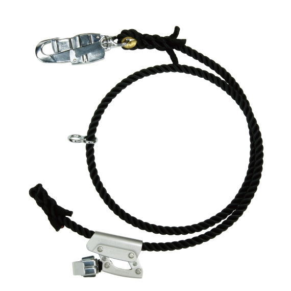 DENSAN ワークポジショニング用ロープ WP-200FCS-BK