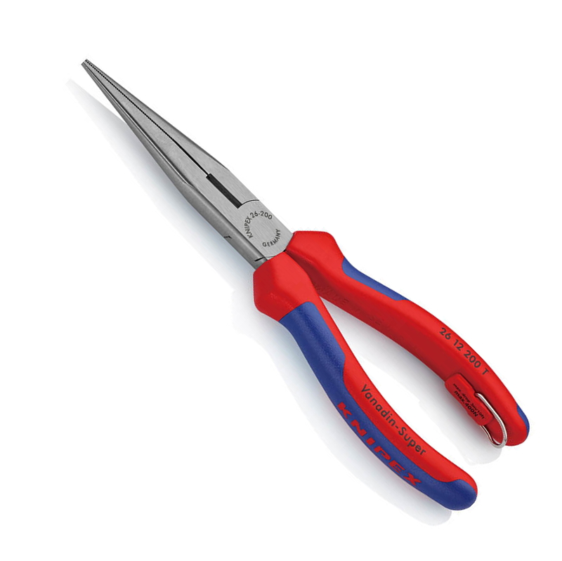 保存版】 KNIPEX クニペックス 先長ラジオペンチ 落下防止 200mm 2612