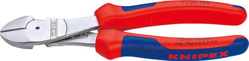 KNIPEX(クニペックス)　 強力型斜ニッパー(硬線用)　 7405-180