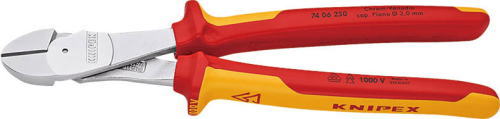 KNIPEX(クニペックス)　 絶縁強力斜ニッパー　1000V　 250mm　7406-250