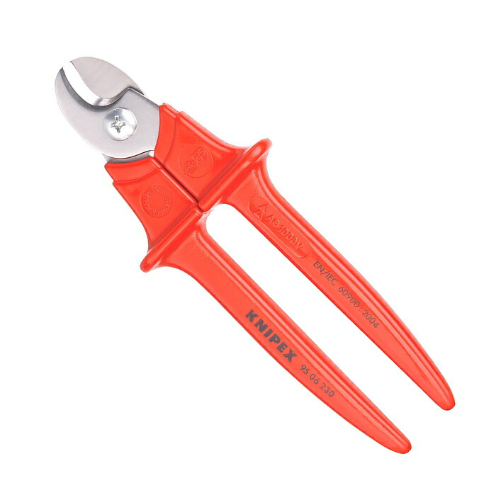 KNIPEX(クニペックス) 絶縁ケーブルカッター 1000V 9506-230|工具のお店 モンジュSHOP