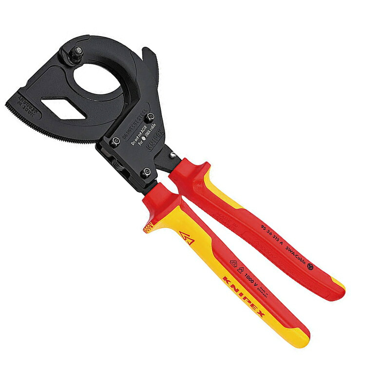 KNIPEX(クニペックス) 縁切り有線テレビ裁断師(ラチェット式) \u003cBR\u003eSWA用 9536-315A