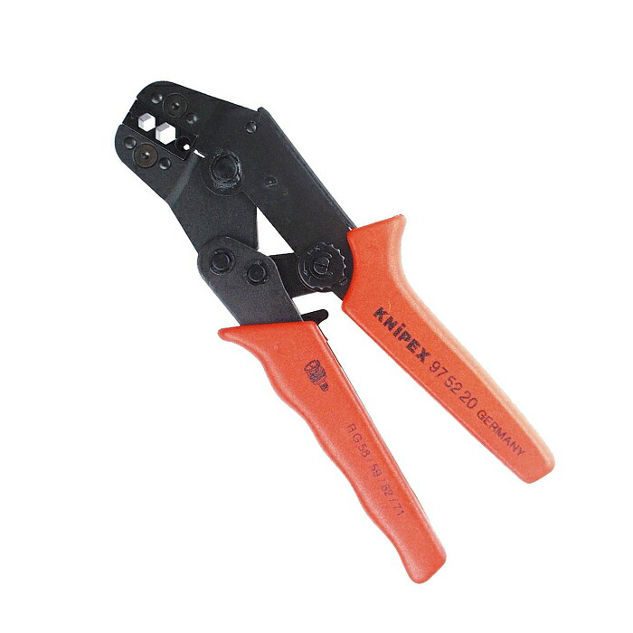 KNIPEX(クニペックス)　 Coax・BNC・TNCコネクター用圧着ペンチ　 9752-20