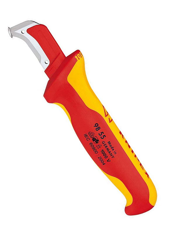 KNIPEX(クニペックス)　 絶縁ケーブルナイフ　 1000V　9855
