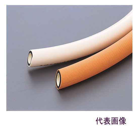 ガス用ゴム管 都市ガス用 　白　13×19mm (20m巻)