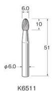Leutor(リューター)超硬カッタースパイラルカットφ6.0&times;10mm｜工具のお店　モンジュＳＨＯＰ