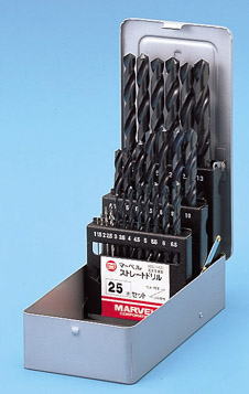マーベル ストレートドリルセット 一般鉄鋼用　19本組 SDSET-19
