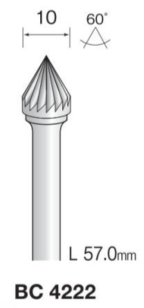 Minimo（管する）超硬裁断師 引っ切りない撥ね除ける 軸径6.0 DIY・工具-研磨工具