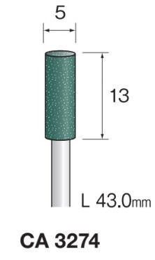 Minimo(ミニター) 軸付き砥石 グリーン砥石 軸径3.0 10本入