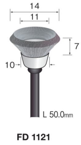 Minimo（管する）風変わりステンレス鋼毛はらい ハイスピードステンレスブラシ 軸径3.0 3本入