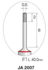Minimo(ミニター)精密研削工具 精密電着CBNバー 軸径3.0(超硬軸)|工具のお店 モンジュSHOP