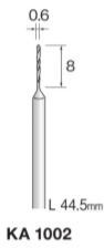 Minimo（ミニター） スチールドリル　0.6mm　 軸径2.34　入数10本