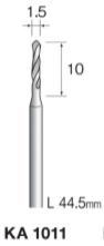 Minimo（ミニター） スチールドリル　1.5mm　 軸径2.34　入数10本