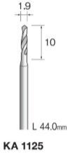 Minimo（ミニター） HSSドリル　1.9mm　 軸径2.34　10本入