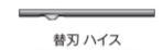 Minimo（ミニター） ストレートホールバー　 ハイスブレードタイプ用替刃　 2.0mm用