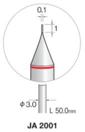 Minimo（ミニター） 精密研削工具　 精密電着CBNバー　 軸径3.0（超硬軸）