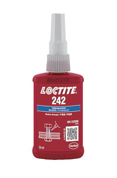 LOCTITE(ロックタイト)　 ねじ部品用嫌気性接着剤　 242　中強度・中粘度　50ml