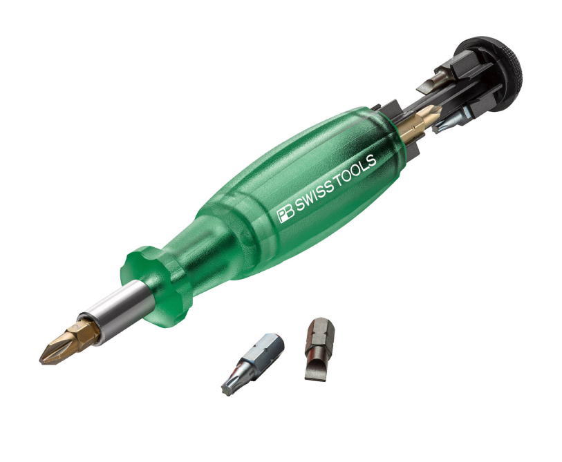 PB SWISS TOOLS　 差替式ビットドライバー”インサイダー”　 グリーン　6464.GREEN