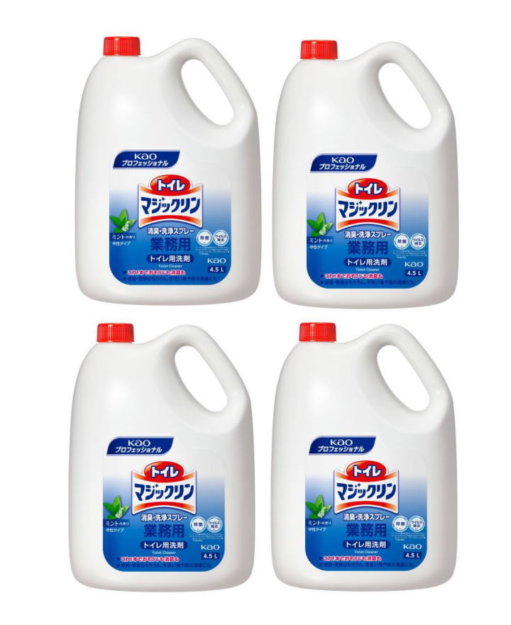 花王 トイレマジックリン消臭・洗浄剤 業務用　4.5L　4個