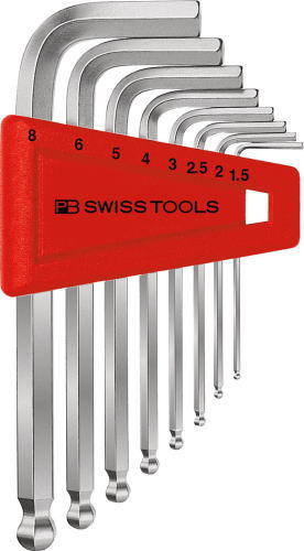 PB SWISS TOOLS　 ボール付六角棒レンチセット 212H-8