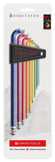 PB SWISS TOOLS マルチアングルボール付六角鍵仕掛ける2222LH-10RBCN