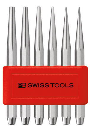 PB SWISS TOOLS　 テーパーピンポンチセット (八角胴)　735BL