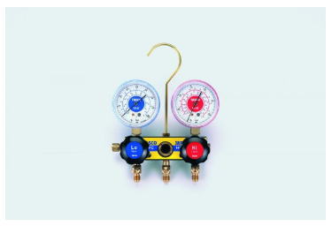 TASCO(タスコ) R22、R12、R502 サイトグラス付 ゲージマニホールド 冷暖兼用 TA120TH