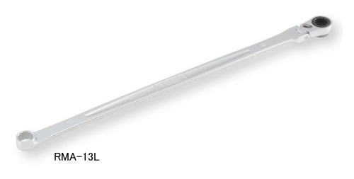 トネ(TONE) 超ロング首振ラチェット めがねレンチ　13 　RMA-13L