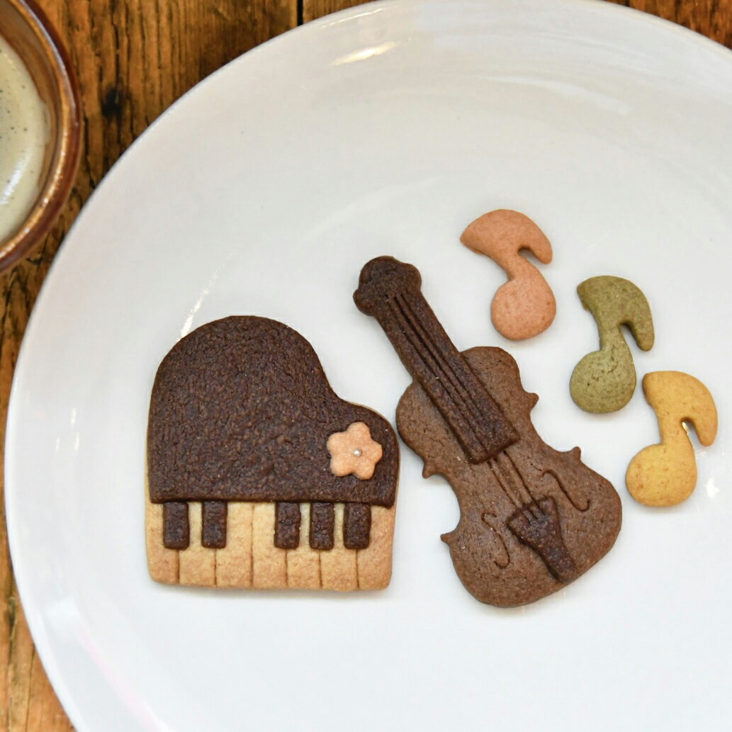 楽天市場】【MI1200】名入れができるピアノクッキー・楽器クッキー お