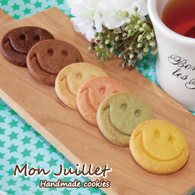 楽天市場 Monjuillet スマイルクッキー 個包装 小袋セット にこちゃん プチギフト 天然素材で安心安全かわいいクッキー ホワイトデー Monjuillet