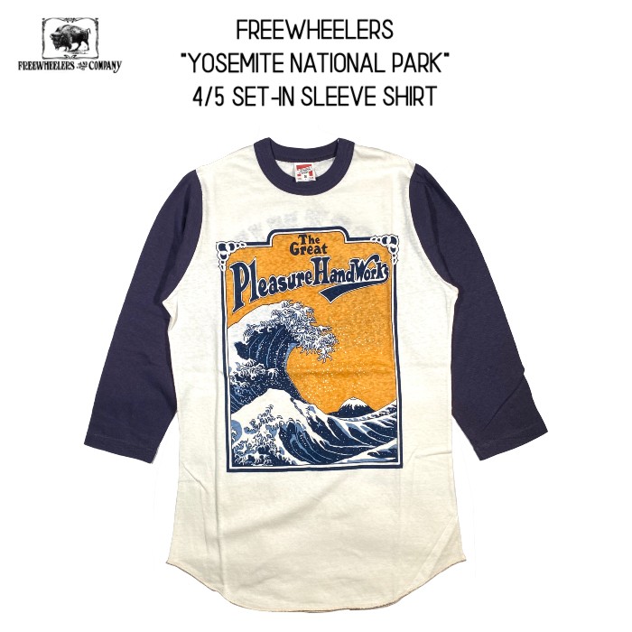 FREEWHEELERS / フリーホイーラーズ / "YOSEMITE NATIONAL PARK" 4/5 SET-IN SLEEVE SHIRT / POWER WEAR / 七部袖|MONKEY WRENCH