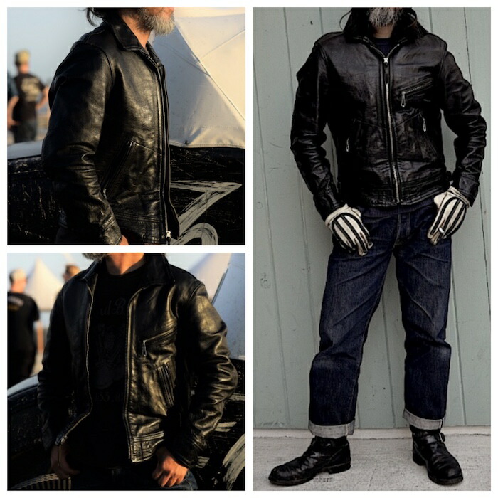 楽天市場 Freewheelers フリーホイーラーズspartan Leather Sportswear Mulholland マルホランド レザージャケット 馬革 Monkey Wrench